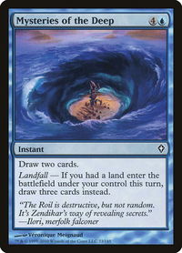 Mysteries of the Deep - Worldwake (WWK) #33 - Common Magic: The Gathering Trading Card