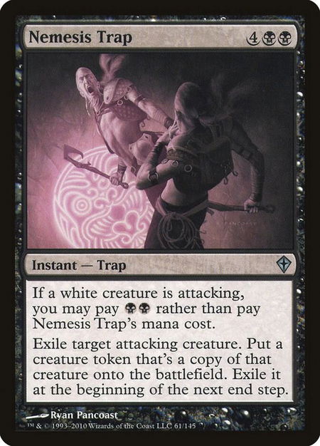 Nemesis Trap - Worldwake Magic: The Gathering trading card