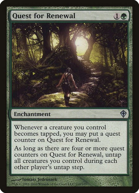 Quest for Renewal - Worldwake Magic: The Gathering trading card