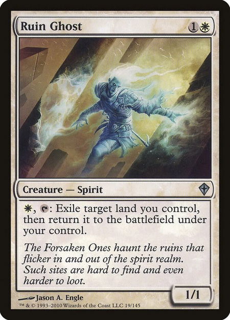 Ruin Ghost - Worldwake Magic: The Gathering trading card