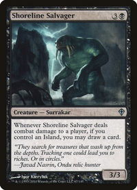 Shoreline Salvager - Worldwake (WWK) #67 - Uncommon Magic: The Gathering Trading Card
