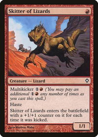 Skitter of Lizards - Worldwake (WWK) #91 - Common Magic: The Gathering Trading Card