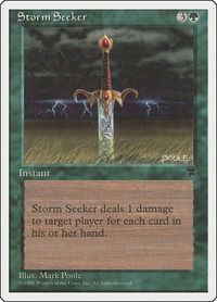 Storm Seeker - Chronicles (CHR) #70 - Uncommon Magic: The Gathering Trading Card