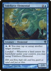 Tideforce Elemental - Worldwake (WWK) #41 - Uncommon Magic: The Gathering Trading Card