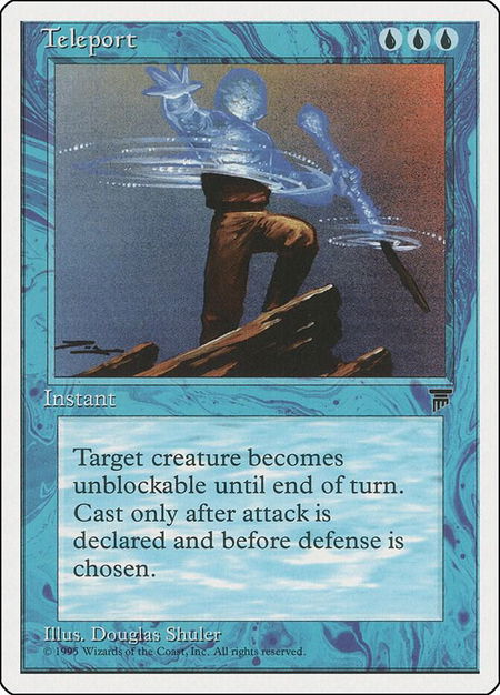 Teleport - Chronicles Magic: The Gathering trading card