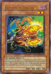 Infernity Dwarf trading card from Stardust Accelerator Promos Infernity Dwarf - Stardust Accelerator Promos YuGiOh trading card