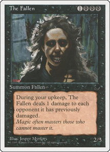 The Fallen - Chronicles (CHR) #38 - Uncommon Magic: The Gathering Trading Card