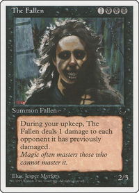 The Fallen - Chronicles (CHR) #38 - Uncommon Magic: The Gathering Trading Card