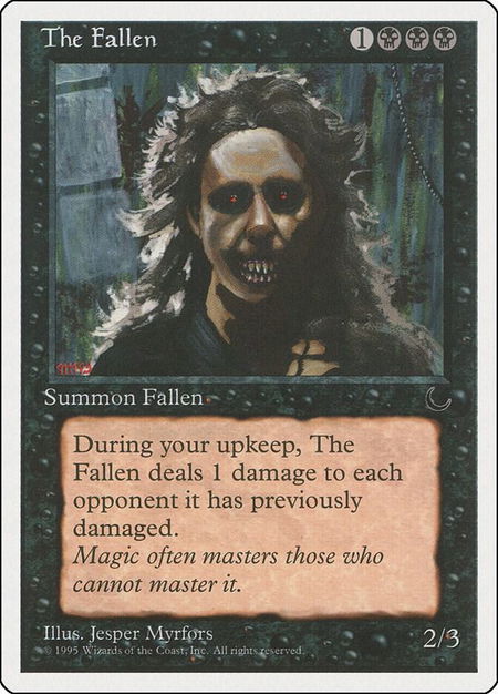 The Fallen - Chronicles Magic: The Gathering trading card