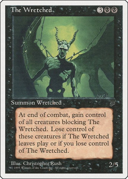 The Wretched - Chronicles Magic: The Gathering trading card