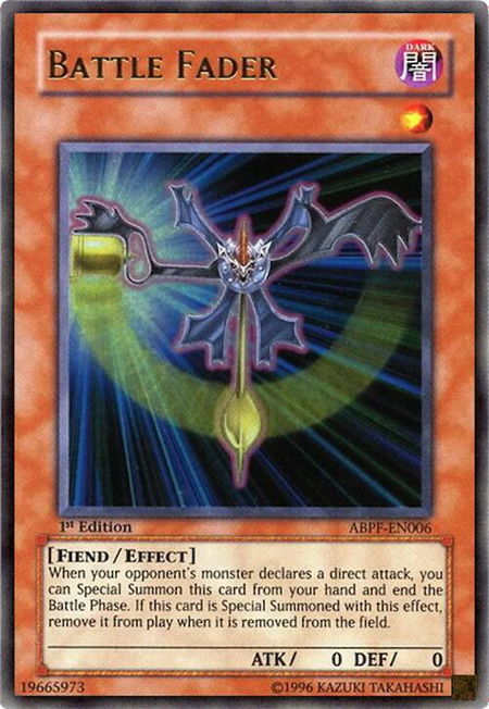 Battle Fader - Absolute Powerforce YuGiOh trading card
