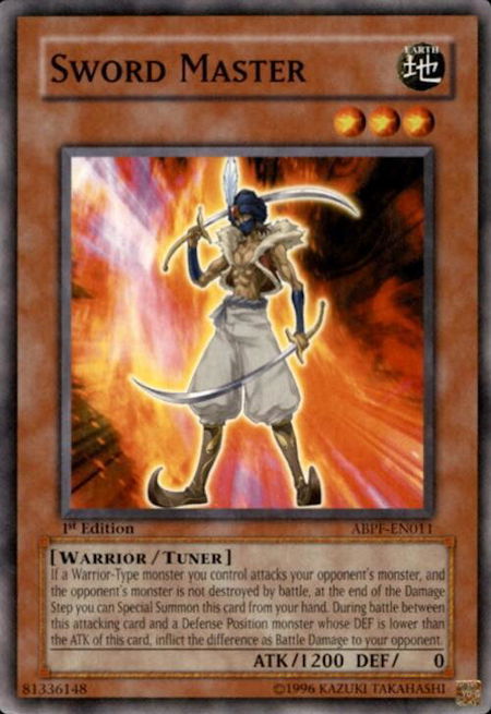 Sword Master - Absolute Powerforce YuGiOh trading card
