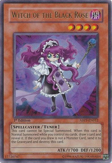 Witch of the Black Rose - Absolute Powerforce YuGiOh trading card