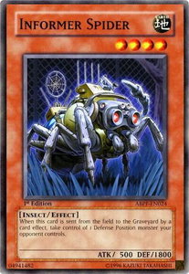 Informer Spider - Absolute Powerforce (ABPF) #ABPF-EN024 - Common / Short Print YuGiOh Trading Card