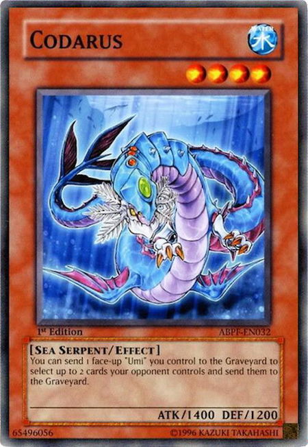 Codarus trading card from Absolute Powerforce Codarus - Absolute Powerforce YuGiOh trading card