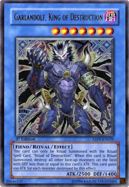 Garlandolf, King of Destruction - Absolute Powerforce YuGiOh trading card