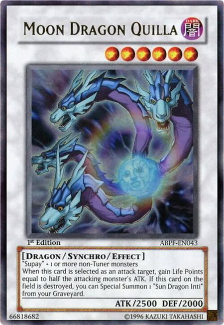 Moon Dragon Quilla - Absolute Powerforce YuGiOh trading card