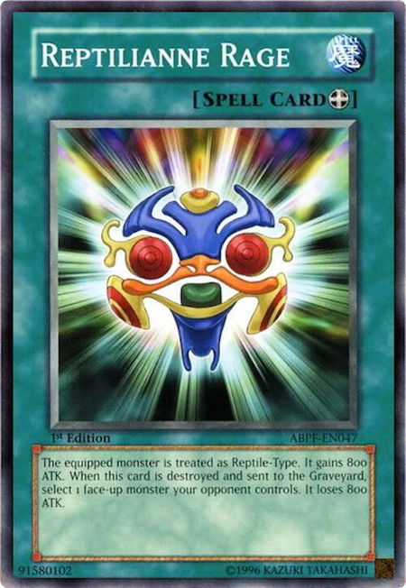Reptilianne Rage - Absolute Powerforce YuGiOh trading card
