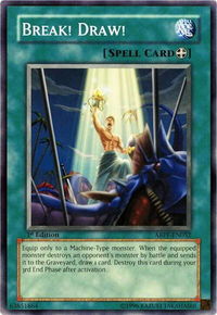 Break! Draw! - Absolute Powerforce (ABPF) #ABPF-EN052 - Common / Short Print YuGiOh Trading Card