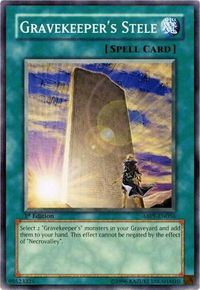 Gravekeeper's Stele - Absolute Powerforce (ABPF) #ABPF-EN056 - Common / Short Print YuGiOh Trading Card