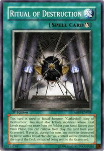 Ritual of Destruction - Absolute Powerforce (ABPF) #ABPF-EN058 - Common / Short Print YuGiOh Trading Card
