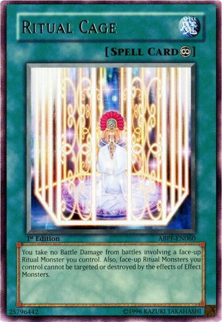 Ritual Cage trading card from Absolute Powerforce Ritual Cage - Absolute Powerforce YuGiOh trading card