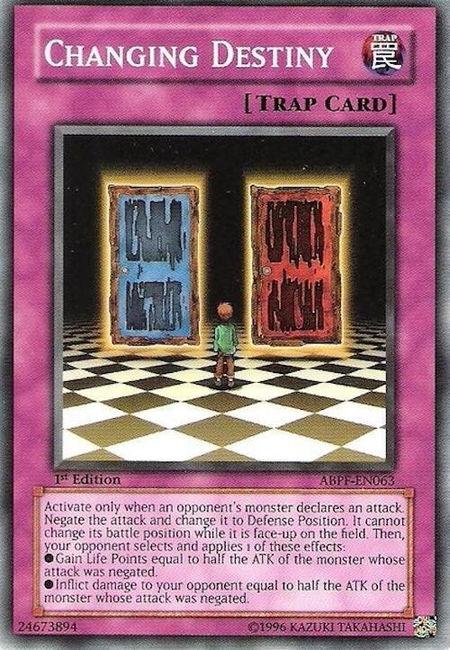 Changing Destiny - Absolute Powerforce YuGiOh trading card