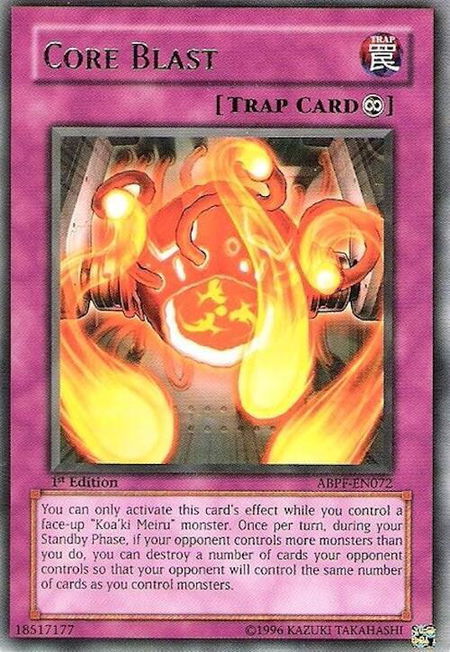 Core Blast - Absolute Powerforce YuGiOh trading card