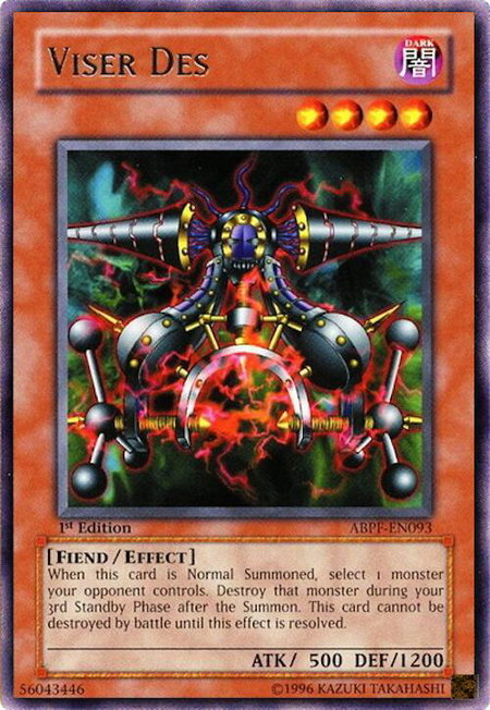 Viser Des - Absolute Powerforce YuGiOh trading card