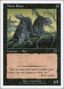Muck Rats - Starter 1999 (S99) #84 - Common Magic: The Gathering Trading Card