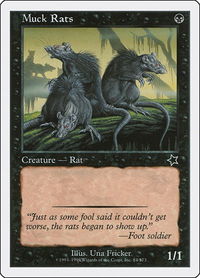 Muck Rats - Starter 1999 (S99) #84 - Common Magic: The Gathering Trading Card