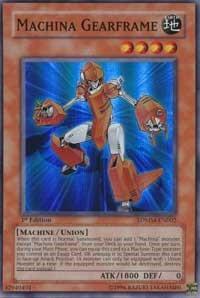 Machina Gearframe - Structure Deck: Machina Mayhem (SDMM) #SDMM-EN002 - Super Rare YuGiOh Trading Card
