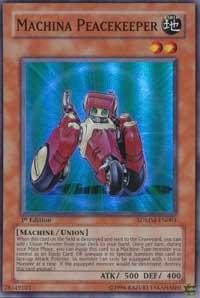 Machina Peacekeeper trading card from Structure Deck: Machina Mayhem Machina Peacekeeper - Structure Deck: Machina Mayhem YuGiOh trading card