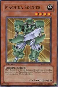 Machina Soldier - Structure Deck: Machina Mayhem (SDMM) #SDMM-EN006 - Common / Short Print YuGiOh Trading Card