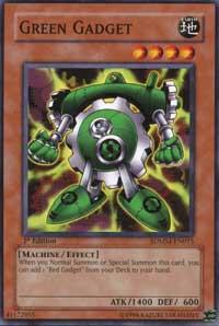 Green Gadget - Structure Deck: Machina Mayhem YuGiOh trading card