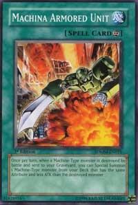Machina Armored Unit - Structure Deck: Machina Mayhem (SDMM) #SDMM-EN021 - Common / Short Print YuGiOh Trading Card