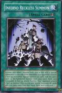 Inferno Reckless Summon - Structure Deck: Machina Mayhem (SDMM) #SDMM-EN027 - Common / Short Print YuGiOh Trading Card