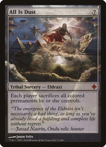 All Is Dust - Rise of the Eldrazi (ROE) #1 - Mythic Rare Magic: The Gathering Trading Card