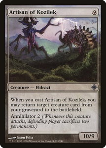 Artisan of Kozilek - Rise of the Eldrazi (ROE) #2 - Uncommon Magic: The Gathering Trading Card