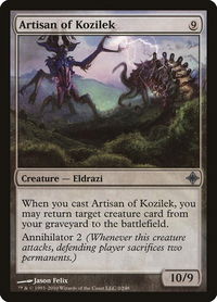 Artisan of Kozilek - Rise of the Eldrazi (ROE) #2 - Uncommon Magic: The Gathering Trading Card