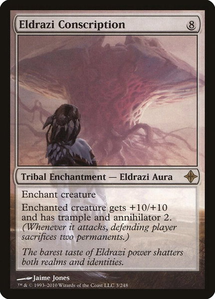 Eldrazi Conscription - Rise of the Eldrazi Magic: The Gathering trading card