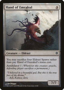 Hand of Emrakul - Rise of the Eldrazi (ROE) #5 - Common Magic: The Gathering Trading Card