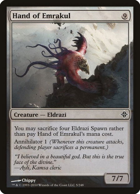 Hand of Emrakul - Rise of the Eldrazi Magic: The Gathering trading card