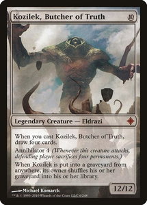 Kozilek, Butcher of Truth - Rise of the Eldrazi (ROE) #6 - Mythic Rare Magic: The Gathering Trading Card