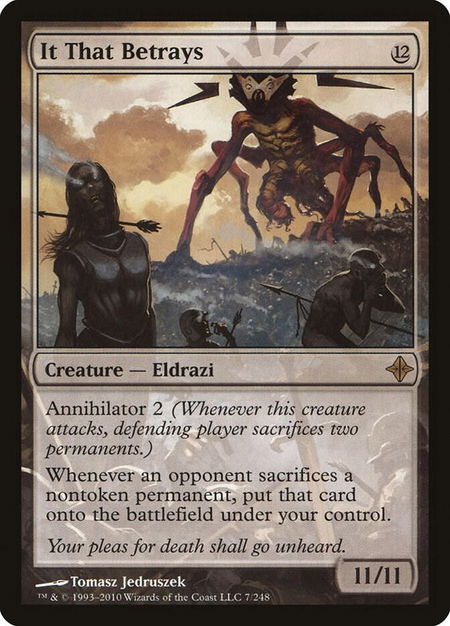 It That Betrays - Rise of the Eldrazi Magic: The Gathering trading card