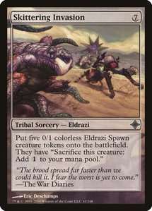 Skittering Invasion - Rise of the Eldrazi (ROE) #10 - Uncommon Magic: The Gathering Trading Card