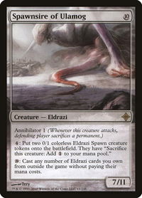 Spawnsire of Ulamog - Rise of the Eldrazi (ROE) #11 - Rare Magic: The Gathering Trading Card