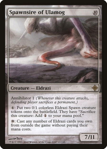 Spawnsire of Ulamog - Rise of the Eldrazi Magic: The Gathering trading card