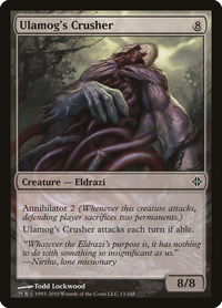 Ulamog's Crusher - Rise of the Eldrazi (ROE) #13 - Common Magic: The Gathering Trading Card