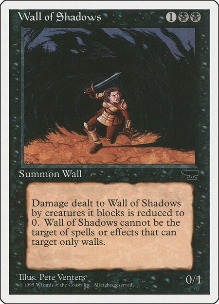 Wall of Shadows - Chronicles Magic: The Gathering trading card